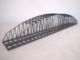 Hack B100-A Bogenbrücke 100 cm 2-gleisig, grau
