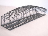 Hack B75 Bogenbrücke 74,5cm 2-gleisig, grau 