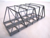 Hack KN12-2 Kastenbrücke  12 cm 2-gleisig, grau 