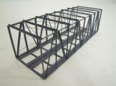 Hack KT23R-2 Kastenbrücke gerade 22,8cm, 2-gleisig,  