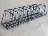 Hack KT32-2 Kastenbrücke 32cm, 2-gleisig, grau 