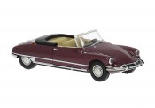 Brekina 14237 Citroen DS19 Cabrio Chapron rot-met (o)