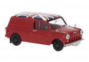 Brekina 15365 Austin Mini Countryman rot/Union Jack