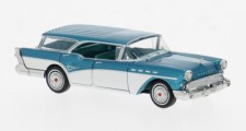 Brekina 18180 Buick Century Caballero türkis met./weiß 
