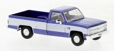 Brekina 19652 Chevrolet C10 PickUp blau/weiß 