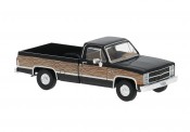 Brekina 19658 GMC Sierra Grande schwarz "Woody" 