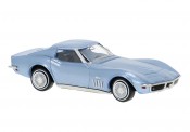 Brekina 19990 Chevy Corvette C3 Coupe iceblau 