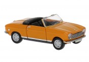 Brekina 29181 Peugeot 204 Cabrio orange 