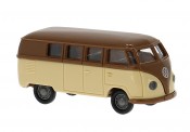 Brekina 31033 Economy: VW T1/2a Bus braun/beige 