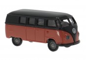 Brekina 31035 VW T1a Bus schwarz/rot 