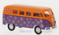 Brekina 31599 VW T1/2b Bus Hippieblumen 