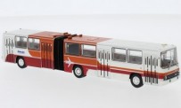 Brekina 59711 Ikarus 280.02 Gelenkbus weiß/rot Malev 