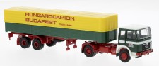 Brekina 78153 MAN F7 Pritsche/Plane-SZ Hungarocamion 