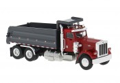 Brekina 86290 Peterbilt 359 Dumper rot/grau 