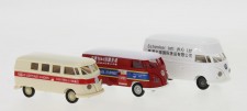 Brekina 90496 3er Set: Der VW T1/2b in Asien 