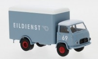 Brekina 94327 Borgward B655 Koffer-Lkw #69 Eildienst 