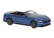 Brekina PCX870564 Ford Mustang VI  Cabrio dunkelblau(2020) 