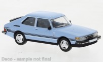 Brekina PCX870650 Saab 900 Turbo hellblau/Dekor (1986) 