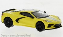 Brekina PCX870672 Chevrolet Corvette C8 hellgelb/schwarz 