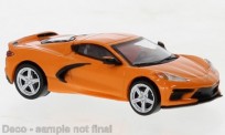 Brekina PCX870675 Chevrolet Corvette C8 orange (2020) 