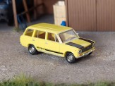 Modell Car Zenker 03-408 Lada 1200 Kombi, gelb m. schwarzem Dekor 