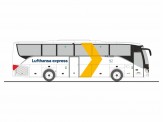 Rietze 77942 Setra S515 HD Lufthansa Express- Arzt 