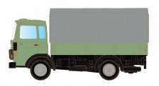 Lemke Minis 4860 Renault JK75 mit Pritsche/Plane, neutral 