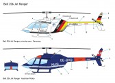 Lemke Minis 5101 Bausatz: Hubschrauber Bell 206 Jet 