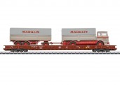 Märklin 47412 DB RoLa-Wagen m. Märklin-LKW Ep.4 