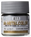 Mr. Hobby MC-211 Mr.MetalColor - Chrome silver 10ml 