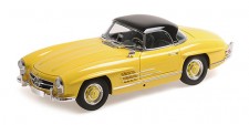 Minichamps 180039044 MB 300 SL Roadster gelb m.Harttop (1957) 