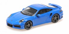 Minichamps 410060072 Porsche 911 (992) Turbo S Coupe blau 