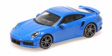 Minichamps 410060072 Porsche 911 (992) Turbo S Coupe blau