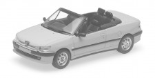 Minichamps 870112031 Peugeot 306 Cabriolet silber-met. (1998) 