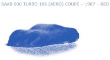 Minichamps 870170124 SAAB 900 Turbo 16S (AERO) Coupe rot 