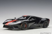 AUTOart 72945 Ford GT 2017 black/ orange stripes 