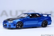 AUTOart 77460 Nismo R34 GT-R Z-Tune - babyside blue 