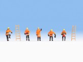Noch 15022 Feuerwehr in orange Schutzanzüge 