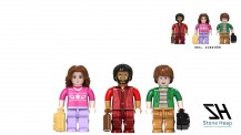 STONE HEAP SH-9032 Minifigurenpack Heapies - Reisende/Stad 