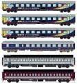 LS Models 2503N 6er Set Nachtzugwagen Urlaubs-Express,  