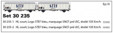 LS Models 30235 SNCF STEF Kühlwagen-Set 2-tlg. Ep.3 