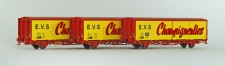 LS Models 30661 SNCF EVS Schiebewandwagen-Set 3-tlg Ep.4