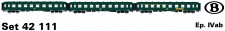 LS Models 42111 SNCB Personenwagen-Set I2 3-tlg Ep.4a/4b