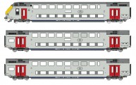 LS Models 43101DC SNCB Doppelstockwagen M6 Set 3-tlg Ep.6 