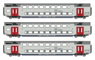 LS Models 43105DC SNCB Doppelstockwagen M6 Set 3-tlg Ep.6 