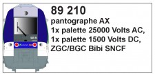 LS Models 89210 Pantograph für AGC Diesel/Bibi 