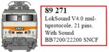 LS Models 89271 LokSound V4.0 für BB7200/22200 