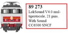 LS Models 89273 LokSound V4.0 für Serie CC6500 