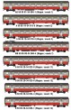 LS Models MW2108DC SBB Swiss Express Wagen-Set 8-tlg Ep.4 