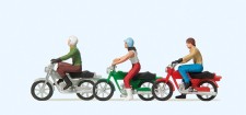 Preiser 10126 Mokickfahrer 